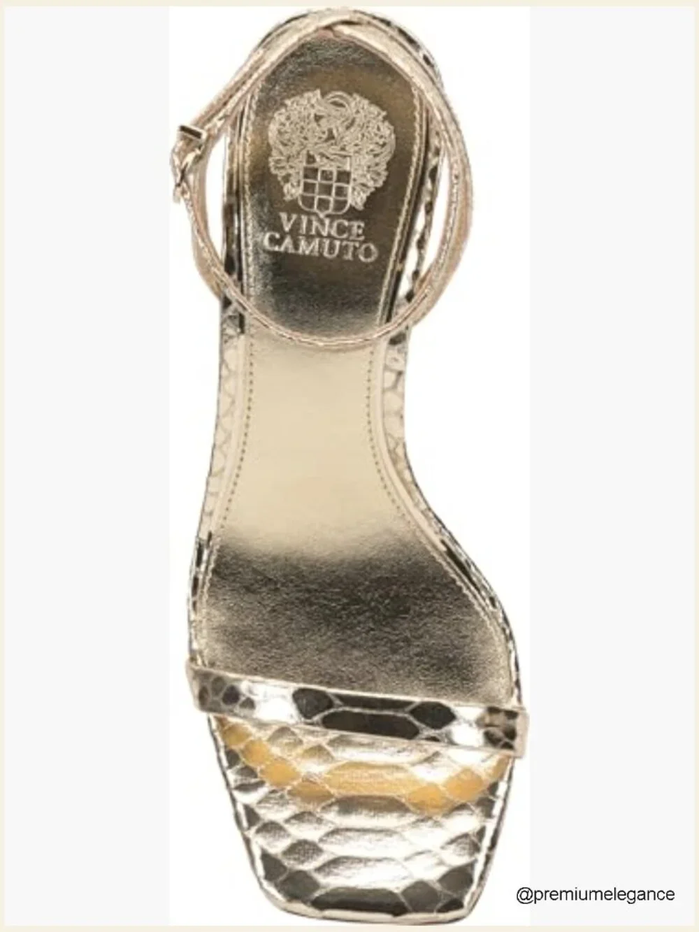 Ankle Strap Wedge Sandals - Faux Leather Open Toe